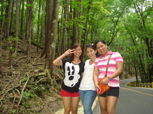 POSING AT THE MAN-MADE FOREST